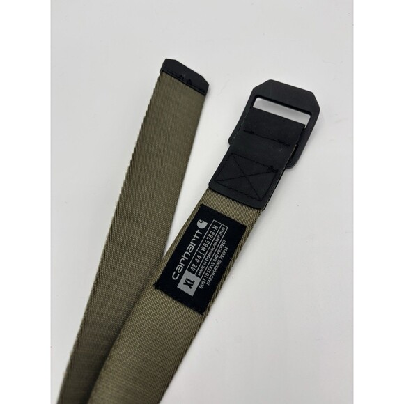 CARHARTT Mens Nylon Webbing BELT, Size XL 42 44 Green Ladder Lock WB5768-M - Picture 5 of 5